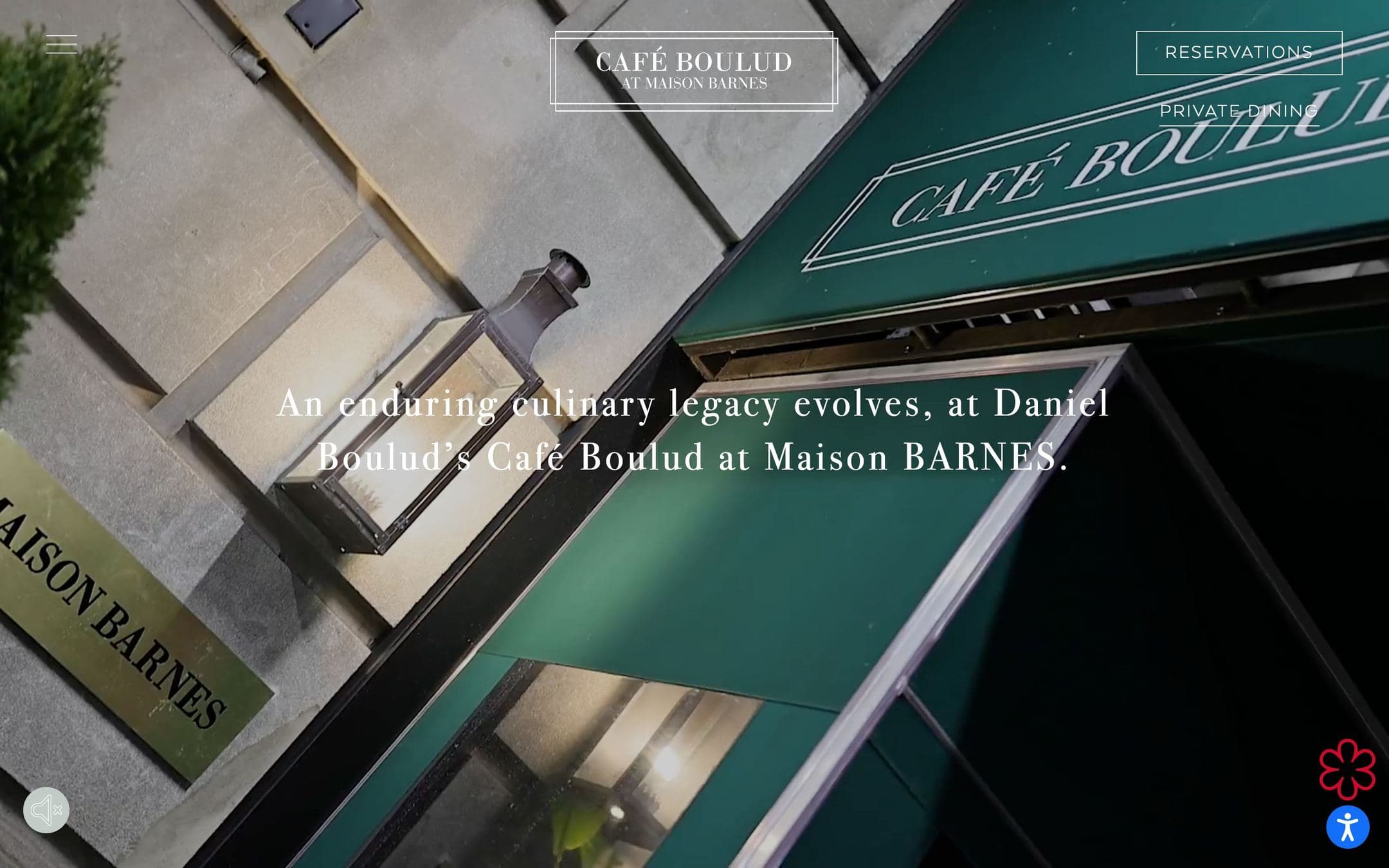 Café Boulud NYC, as it runs live
